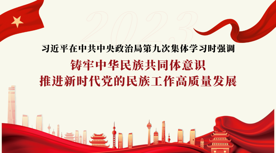 习近平在中共中央政治局第九次集体学习时强调 铸牢中华民族共同体意识 推进新时代党的民族工作高质量发展